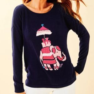 NWT Lilly Pulitzer Elephant Sweater